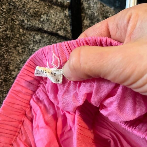 Spell Pink Tiered Maxi Skirt XS - Picture 5 of 6